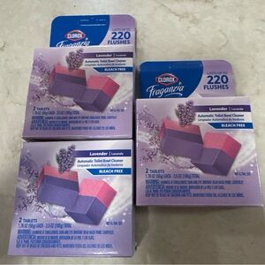🔥 🚽 Six 6 Clorox Fragranzia Lavender Toilet Bowl Cleaner Tablets